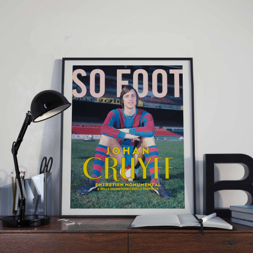 Affiche So Foot, Johan Cruyff