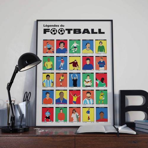 Affiche Légendes du football