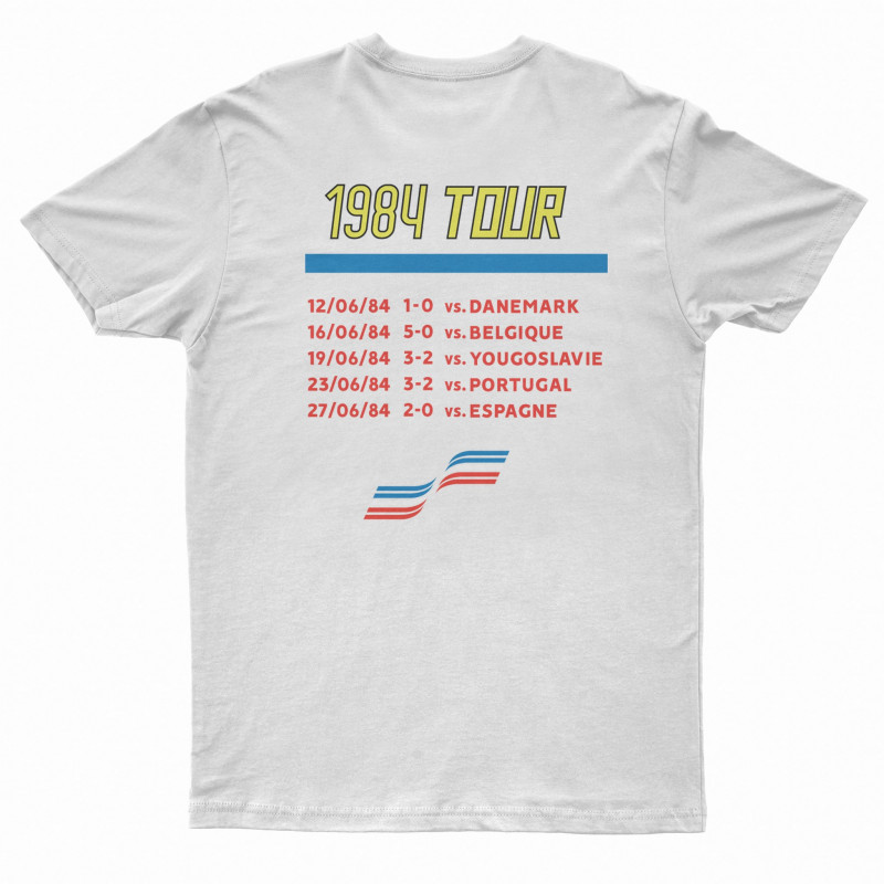 T-shirt France On Tour (1984 / 1998 / 2000 ou 2018)