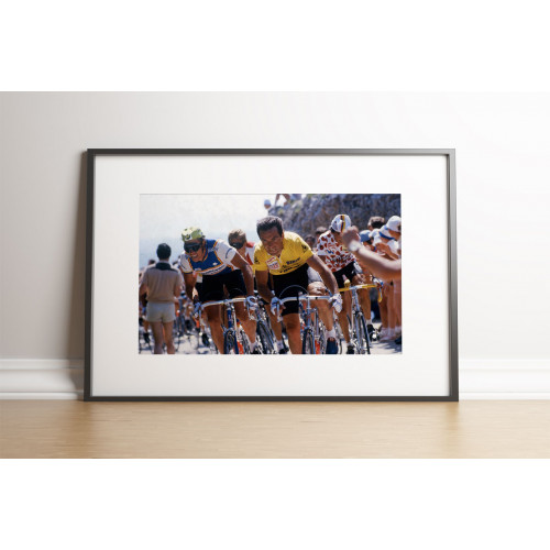 Cadre photo Hinault Tour de France 1985