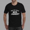 T-shirt homme WTF Mick Jagger