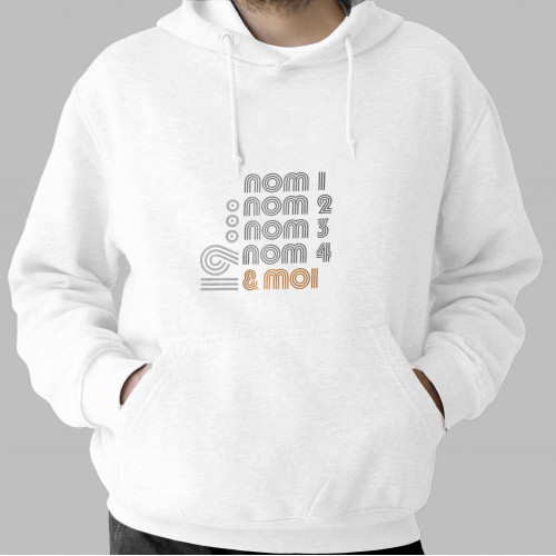 Sweat/Hoodie H/F Millésime personnalisable