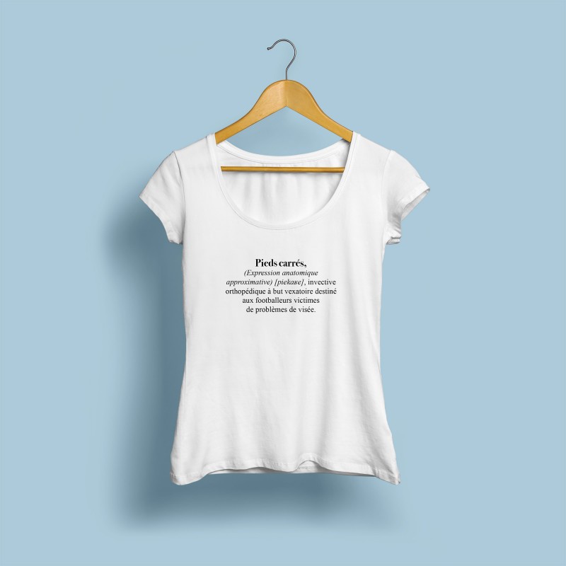 T-shirt femme Pieds carrés