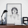 Affiche Portrait Maradona