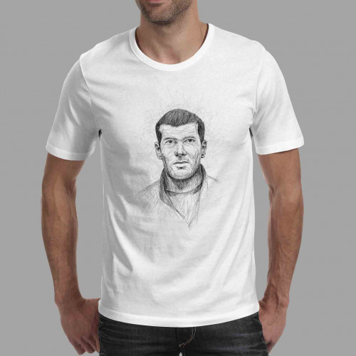 T-shirt H/F Portrait Zidane