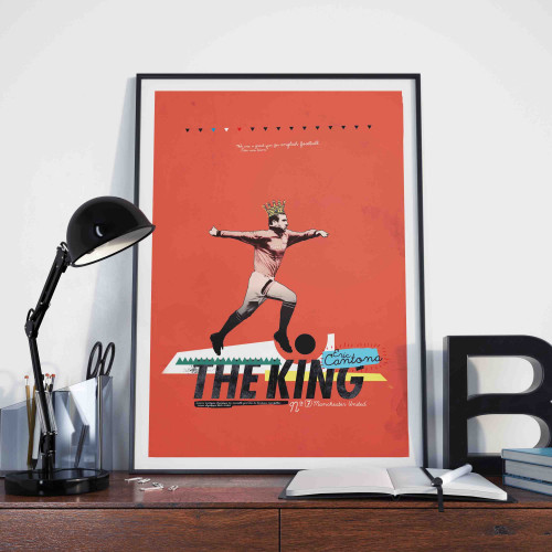 Affiche Légende Cantona The King