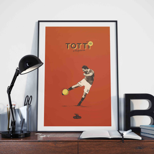 Affiche Légende Totti Il Capitano