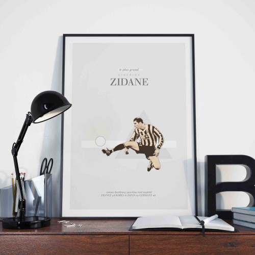 Affiche Légende Zidane Juventus