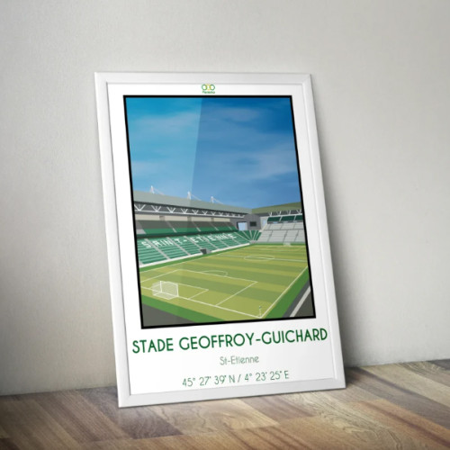 Affiche Stade Geoffroy-Guichard