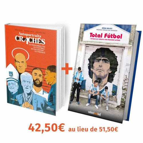 Pack livre Autoportraits crachés + Livre Total Futbol