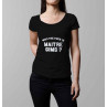 T-shirt femme Who the fuck is Maitre Gims