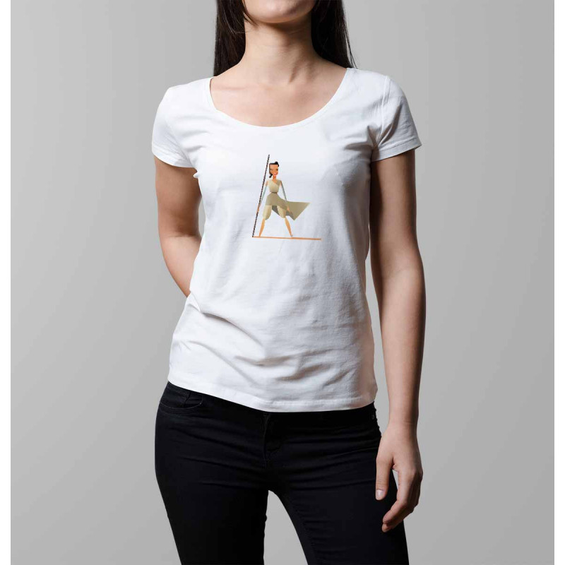T-shirt femme Star Wars Rey