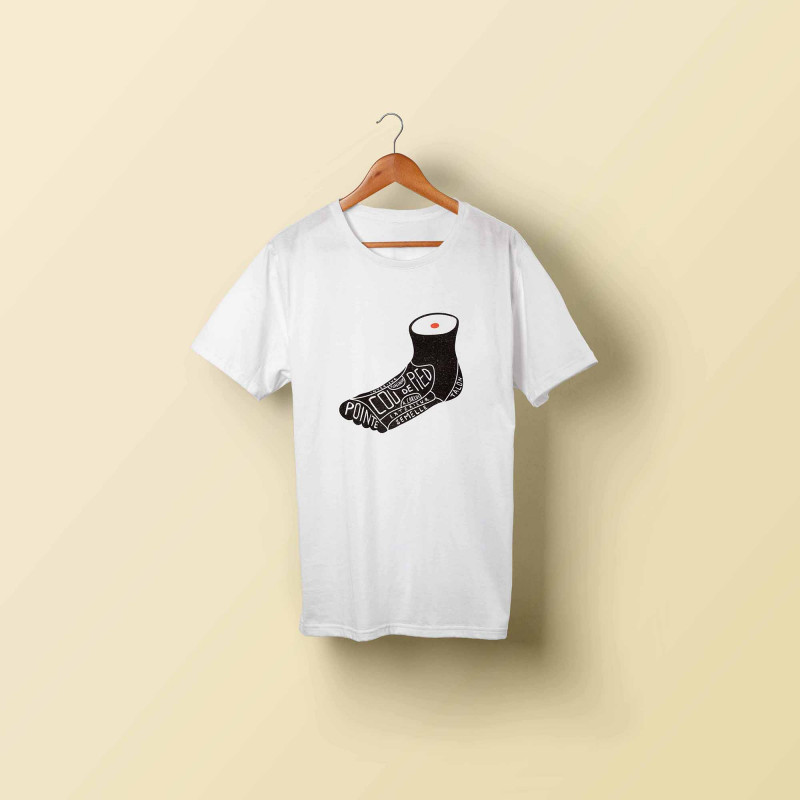 T-shirt homme Le pied beau