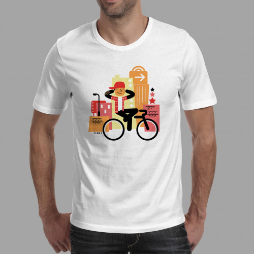 T-shirt homme Rider à casquette