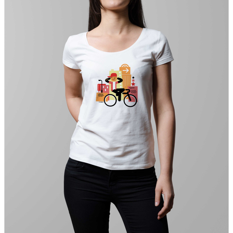 T-shirt femme Rider à casquette