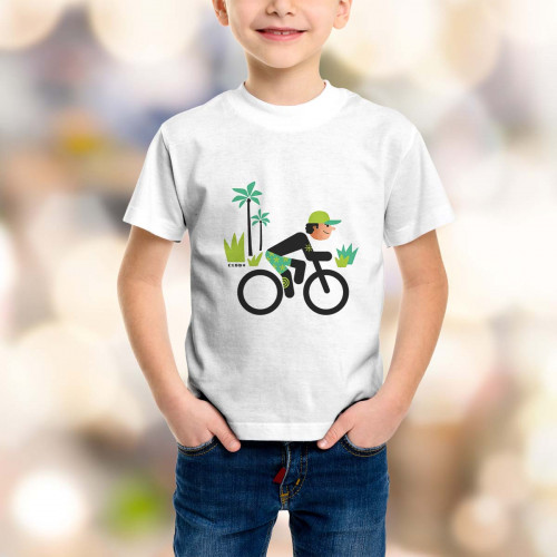 T-shirt enfant Rider et cocotiers