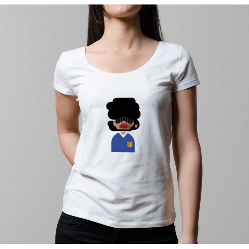 T-shirt femme Maradona Argentine