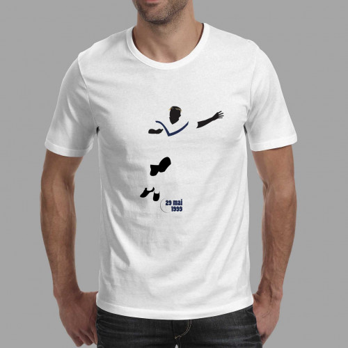 T-shirt homme Feindouno, PSG-Bordeaux 1999