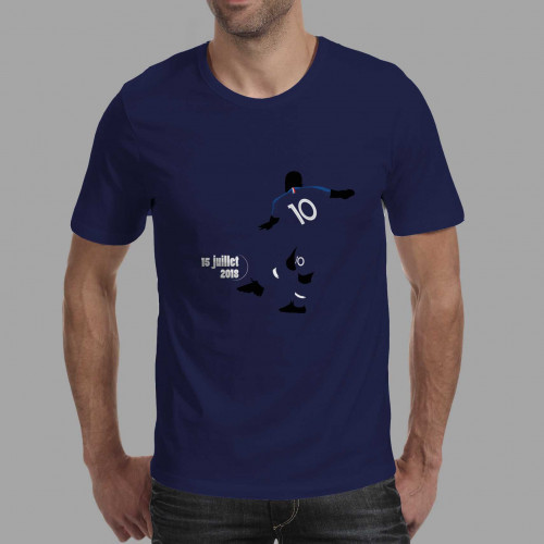 T-shirt homme Mbappé, Mondial 2018
