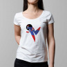 T-shirt femme Captain America