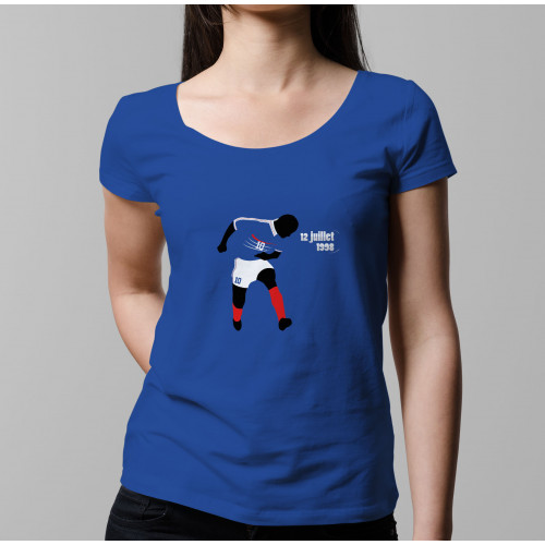 T-shirt femme Zidane, Mondial 98
