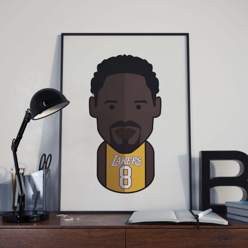 Affiche Kobe Bryant Lakers