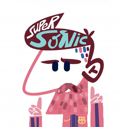 Leo Messi Supersonic